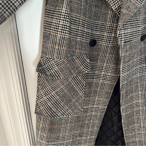 NVLT two tone plaid coat - Picture 4 of 8